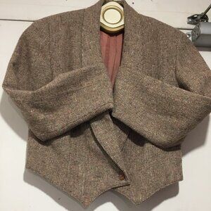 THE WORKS VINTAGE WOOL CROPPED BLAZERS SIZE S